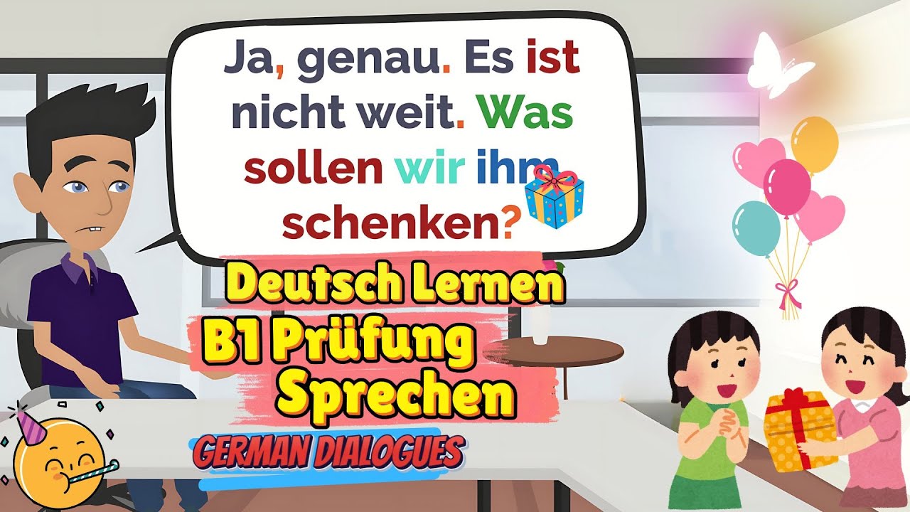 Dialog B1 Prüfung Beispiel #02 Deutsch lernen B1 Prüfung | German Dialogues | Deutsche Dialoge