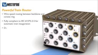 RedFox Rail - Managed EN 50155 Backbone Routing Switch