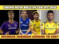 Dhoni New Role In CSK IPL 2026 Spencer Johnson CSK Replacement Player CSK Updates Tamil 
