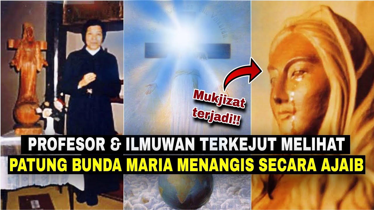 Ilmuwan & Profesor terkejut usai meneliti Patung BUNDA MARIA keluarkan AIR mata‼️Mukjizat... 