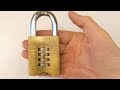 Decoding: Masterlock 651 EURD Brass Combination Padlock