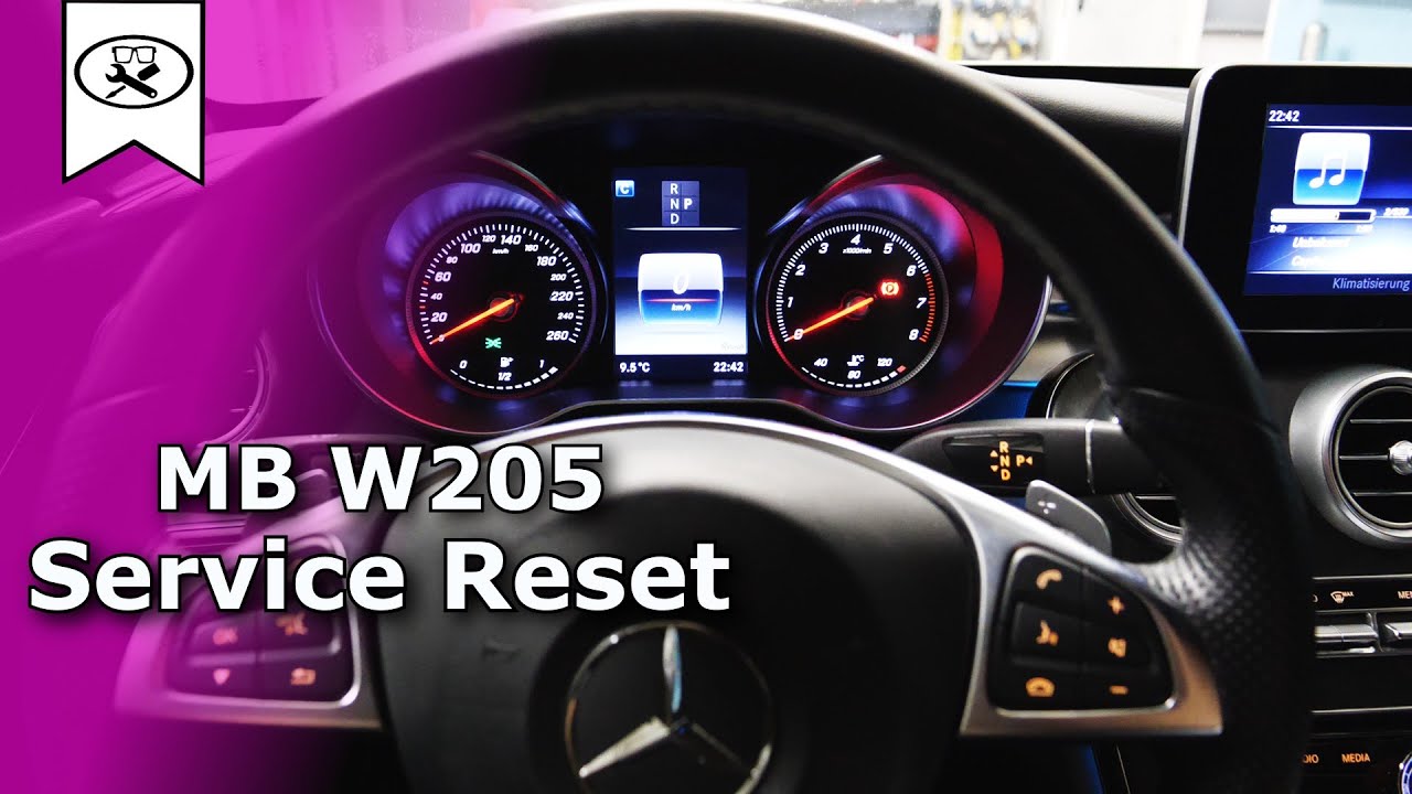 Mercedes Benz MB W205 Service zurücksetzen | MB W205 service reset |  VitjaWolf | Tutorial | HD - YouTube