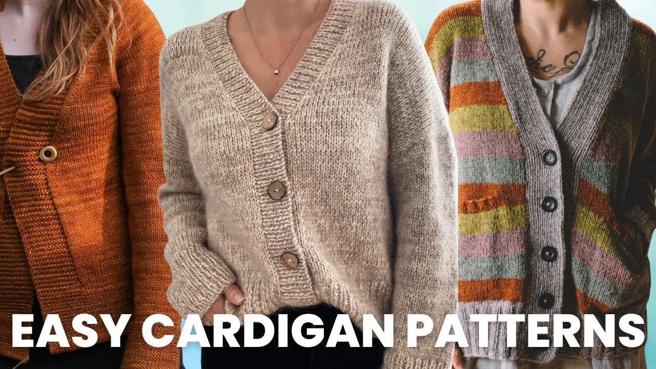 10 Free Knitting Patterns for Ladies Jackets to Download Now
