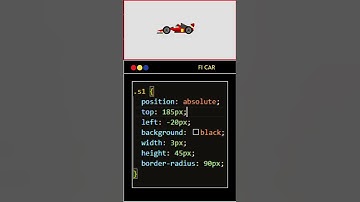 Building an F1 Car with HTML and CSS #coding #programming #frontend #viralvideo