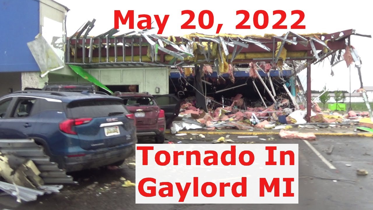 Tornado Left Wake Of Destruction In Gaylord Michigan - YouTube