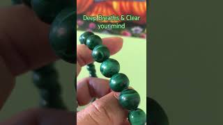 Deep breathes and Clear your mind #Malachite #archangelraphael #healing #clearingenergy