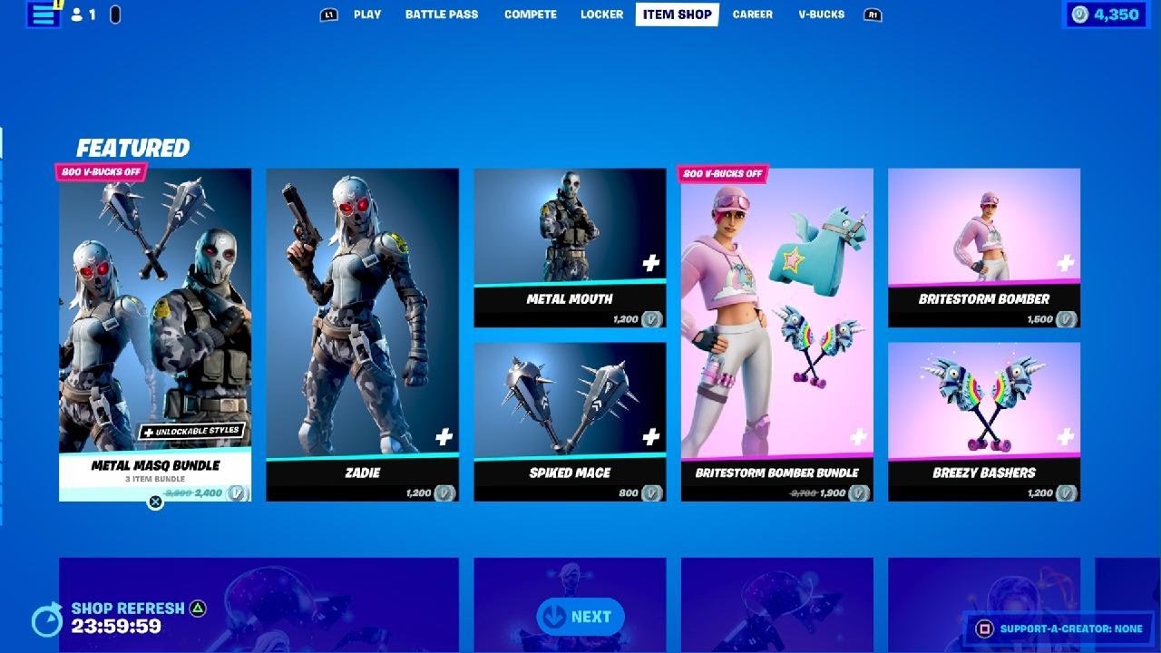 Fortnite item shop September 16 2022