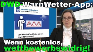 WarnWetter-App - kostenlose DWD-App ist wettbewerbswidrig screenshot 1