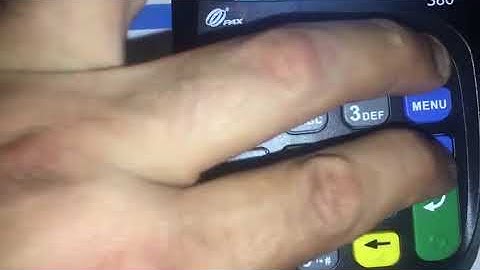 How to adjust tip  "PAX S80"