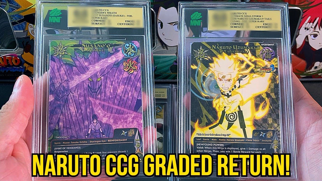 graded naruto cards Kayou Card Mystery Pack except for screen shots and posters Naruto graded cards for sale