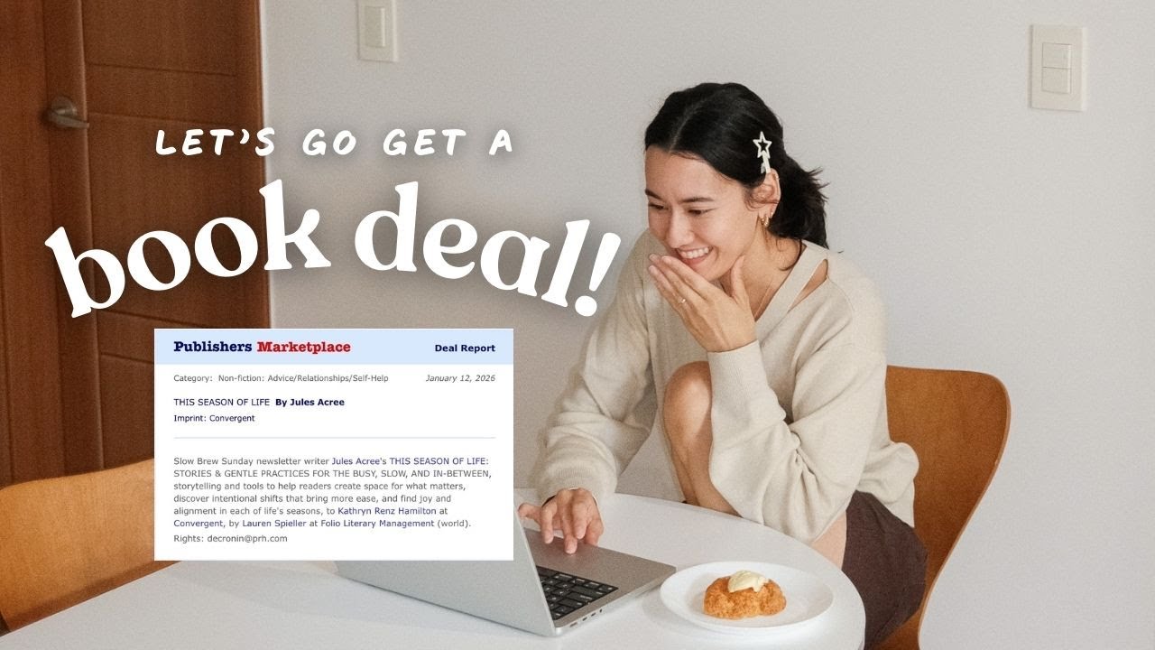 Thumbnail for 📚 Come with Me to Get a Book Deal! (and life update at the end)