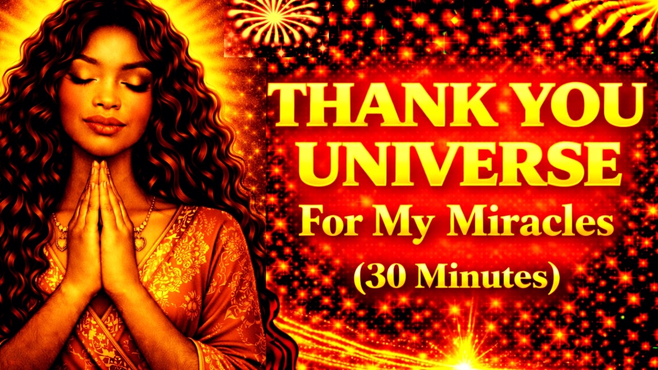 Thank You Universe for My Miracles | 30 Minute Morning Affirmations for Miracles, Trust & Gratitude