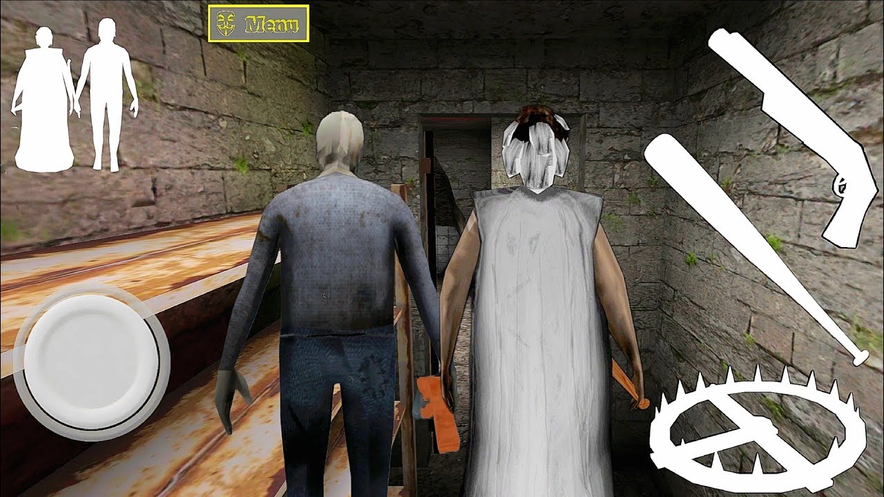 Playing as granny & grandpa in granny 3 Mode Menu!!