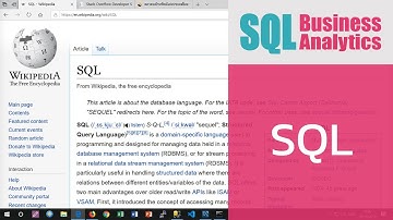 สอน SQL เบื้องต้น: รู้จักภาษา SQL (Structured Query Language)