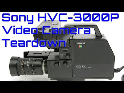 EW0073 - Sony HVC-3000P Video Camera Teardown - YouTube