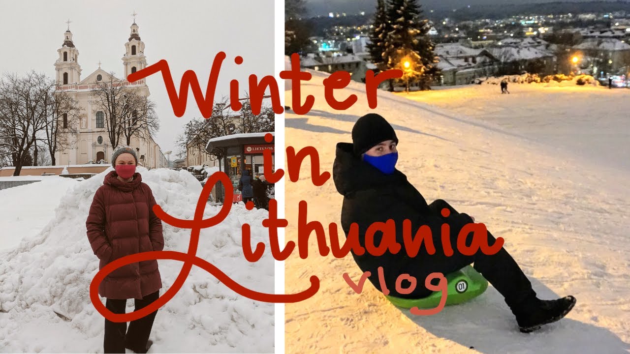 Winter in Vilnius VLOG Sledding & Apartment hunting! YouTube