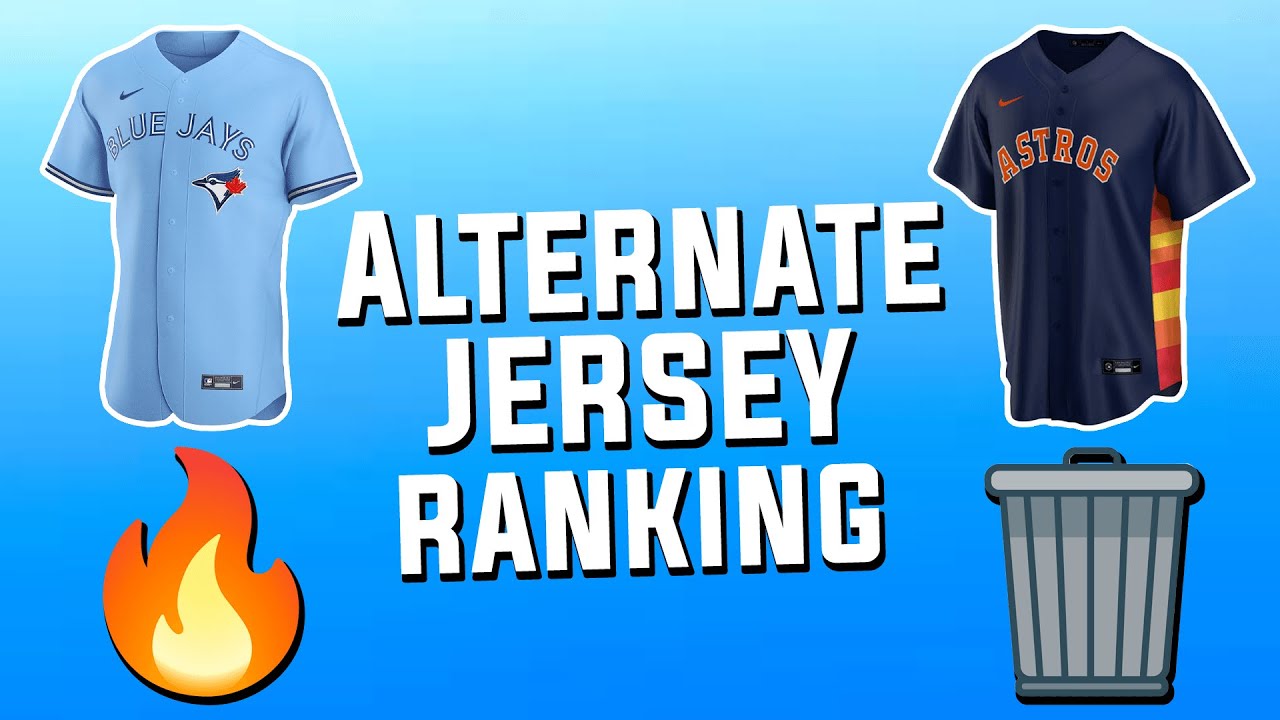 MLB ALTERNATE JERSEYS TIER LIST YouTube