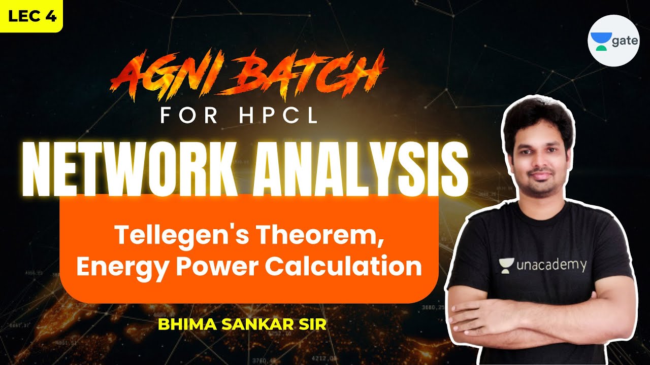 Tellegen's Theorem, Energy Power Calculation L4 Network Analysis