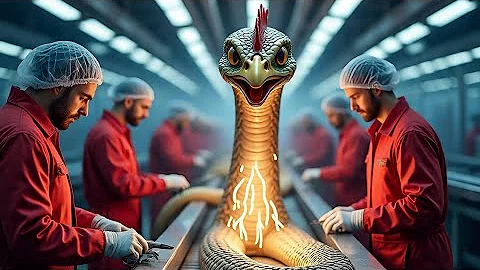 Inside the Snake-Leather Factory: From Snake Skin to Luxury Shoes (Full Process)