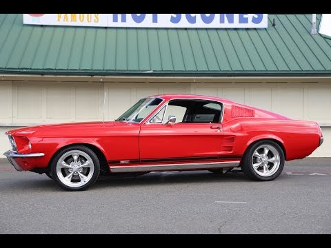 Red 1967 Mustang Fastback For Sale