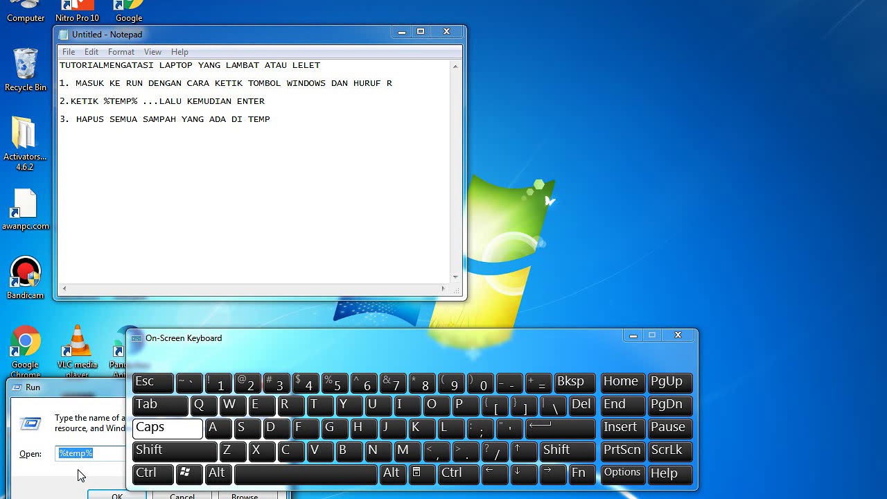 Cara mudah mengatasi laptop lambat