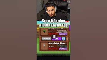 HIDDEN Easter Egg In Grow A Garden! Game: Grow A Garden 🍏 #roblox #growagarden #robloxshorts
