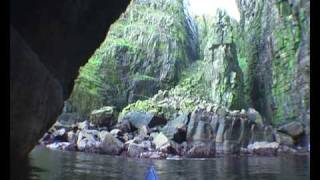 The Great Stack of Handa - Sea kayaking Scotland.