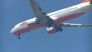 濟州航空 Jeju Air 737 MAX 8(HL8555) 7C-6101 仁川(ICN)→桃園(TPE) landing
