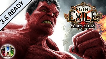 [3.6] Consecrated Path Build - Chieftain Marauder - Path of Exile War For The Atlas - Synthesis