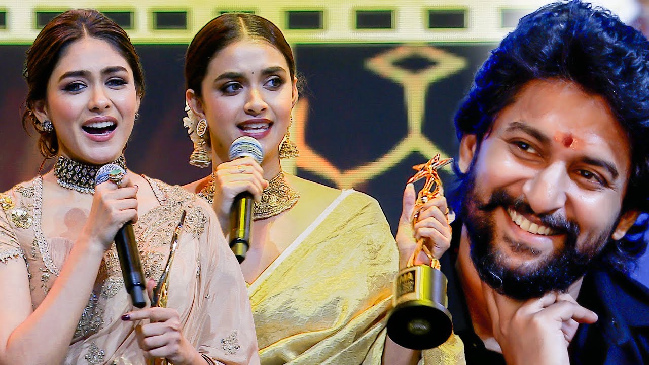 Nani Cheers for Mrunal Thakur & Keerthy Suresh’s Award-Winning Speeches at SIIMA 2024