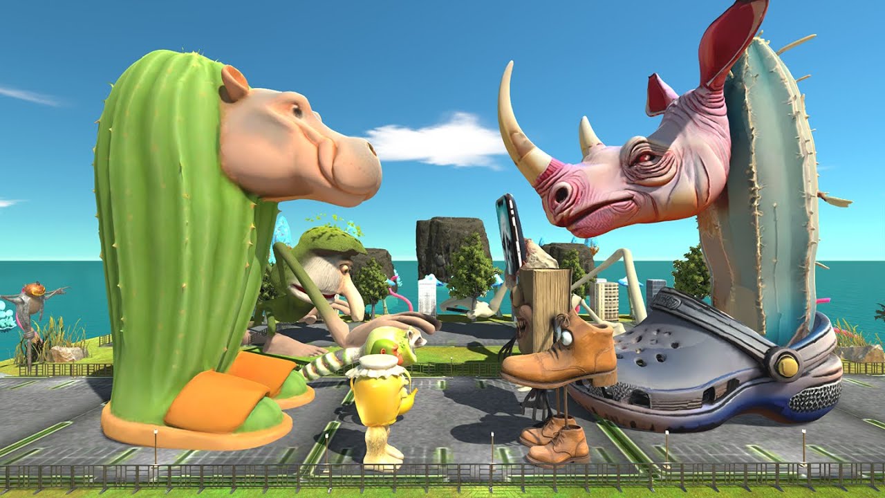 Мемы про животных с затуманенным сознанием: Команда Cacto Hipopotamo против команды Triki trakate...