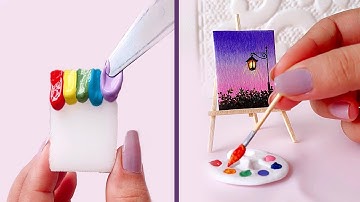 16 EASY ART IDEAS  || Painting hacks  for BEGINNERS || easy art tips || painting techniques