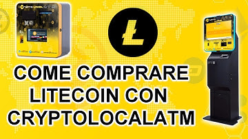 Come Comprare Litecoin LTC su un Bitcoin ATM - by CryptoLocalATM