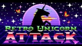 PixelJAM's Retro Unicorn Attack Gameplay
