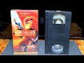 The Lion King Special Edition on VHS 2003. Videotape demonstration.