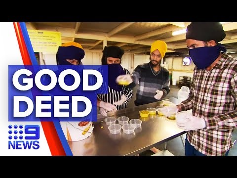 coronavirus:-victorian-sikh-community-rallies-to-help-vulnerable-aussies-|-nine-news-australia