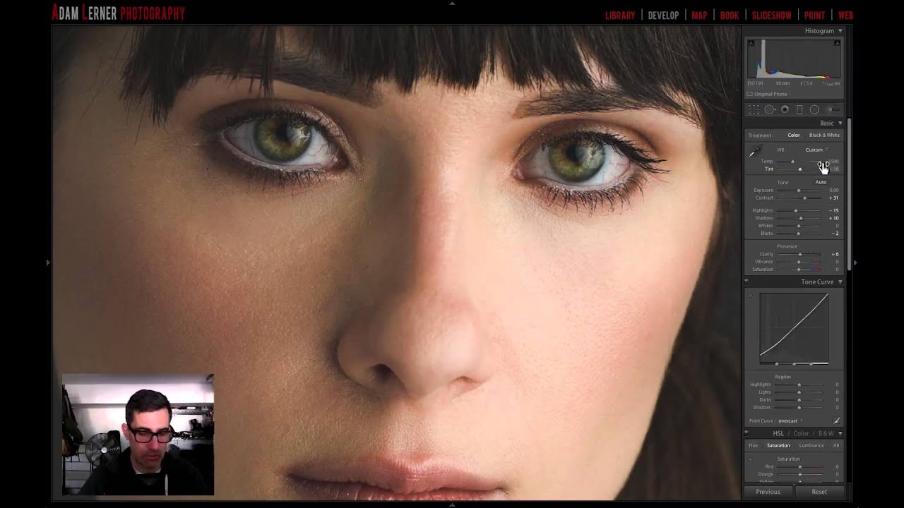 Mod viljen Sjov kompression Adobe Lightroom Tips, How to Make the Eyes Pop! - YouTube