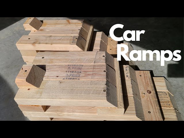 Homemade Wooden Car Ramps