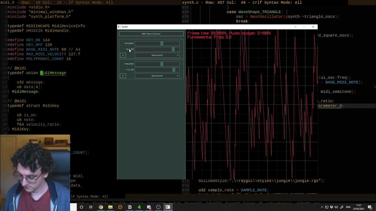 Coding a Synthesizer in C (episode 7) YouTube