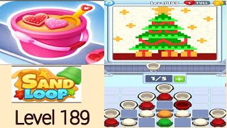 Sand loop level 189 Christmas tree walkthrough solution 