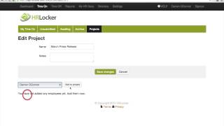 HRLocker Tutorial 3 Projects