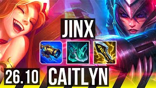 JINX &amp; Milio vs CAITLYN &amp; Thresh (ADC) | Good KDA: 18/1/1 | NA Grandmaster | 26.10