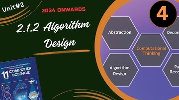 Lecture#4 |Unit#2 |Algorithm Design |Computational Thinking and Algorithms | FBISE | NBF #newbooknbf