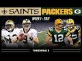 Opening Night Brees & Rodgers High-Scoring Duel!  (Saints vs. Packers 2011, Week 1)