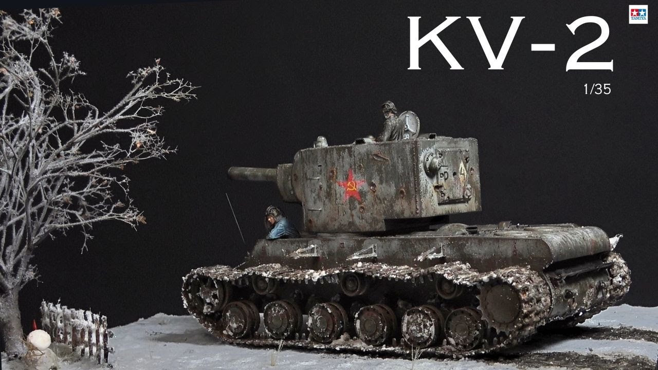 50【1/35 タミヤ KV-2 】 プラモデル 製作動画 - YouTube