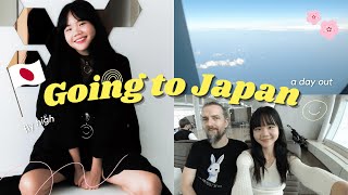 ✈️🇯🇵 Flying to Japan with me: Packing, GRDWM to the airport, Trip on the plane and Eating Food 🥗🥯🥪