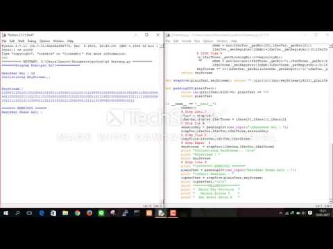 Demo Program Kriptografi A5 pada Python
