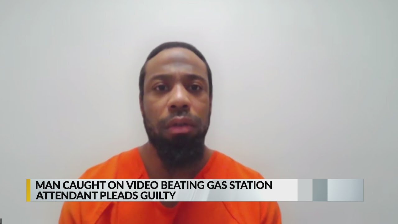 Man caught on video beating gas station attendant pleads guilty - YouTube