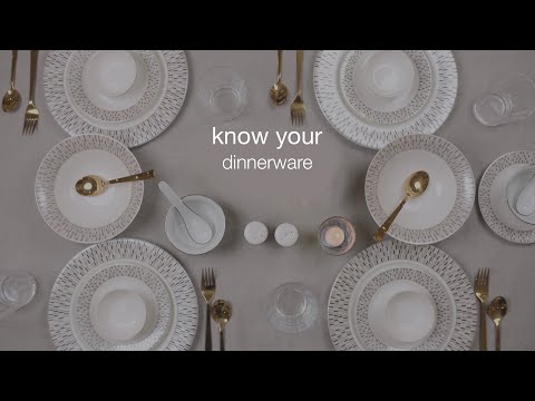 Know Your Dinnerware