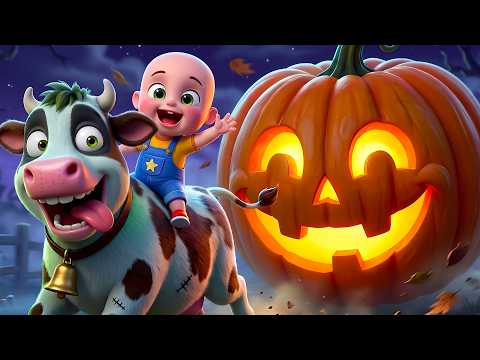Old Macdonald Spooky Halloween Farm | Zombie Dance | Baby Cartoon and Kids Songs | Baby Bobo